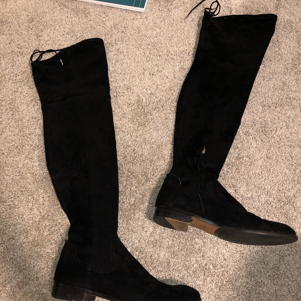 Dolce vita black over the knee boots